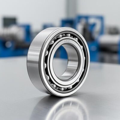 Endüstriyel Makineler İçin Metal Kafesli, Ön Yağlanmış ve ZZ Contalı SKF Hassas Bilyalı Rulman