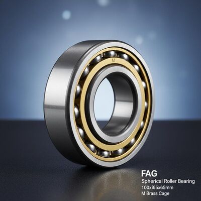 FAG 100x165x65mm Boyutunda Ağır Yük Performansı için M Bakır Kafesli Küresel Rol rulman rulmanı
