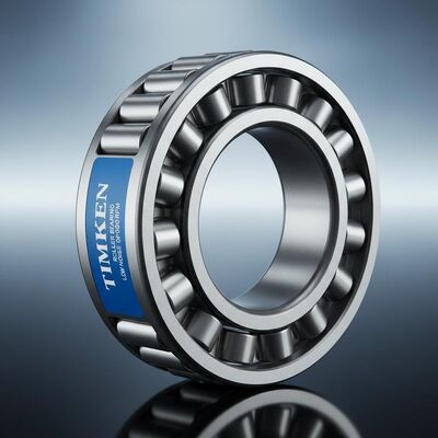 Düşük Gürültülü Çalışma Çelik Kafes Yapılı ve 10.000 RPM'ye Kadar Hız Dereceli TIMKEN Makaralı Rulman