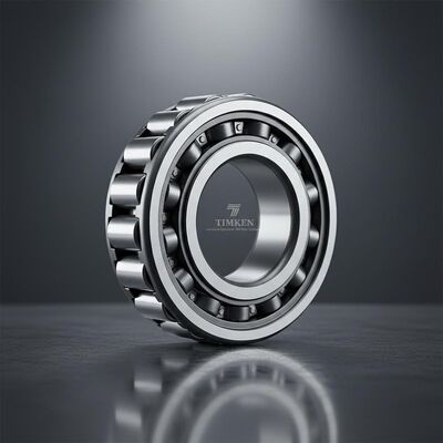 TIMKEN Çelik Kafesli ve Düşük Gürültülü İşlem için Tuz Banyo Suruşturma ile Rol rulmanı