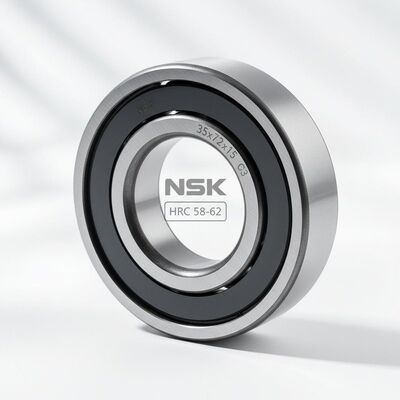 35x72x15mm NSK Rulman, C3 Boşluklu ve HRC 58-62 Sertlikte Endüstriyel Makineler İçin