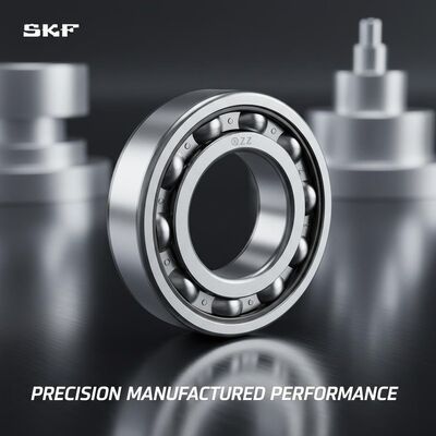 SKF Radial Ball Bearing Chrome Steel AISI 52100 hassas üretim performansı için ZZ mührü ile
